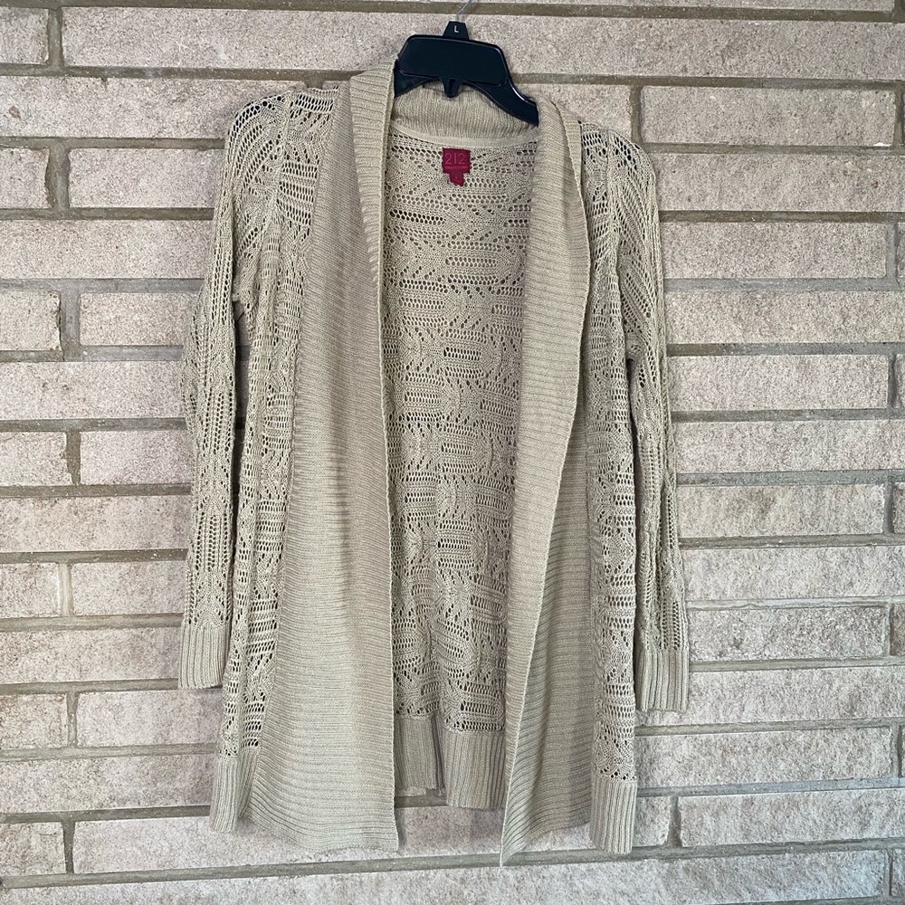 212 knitted long sleeve cardigan